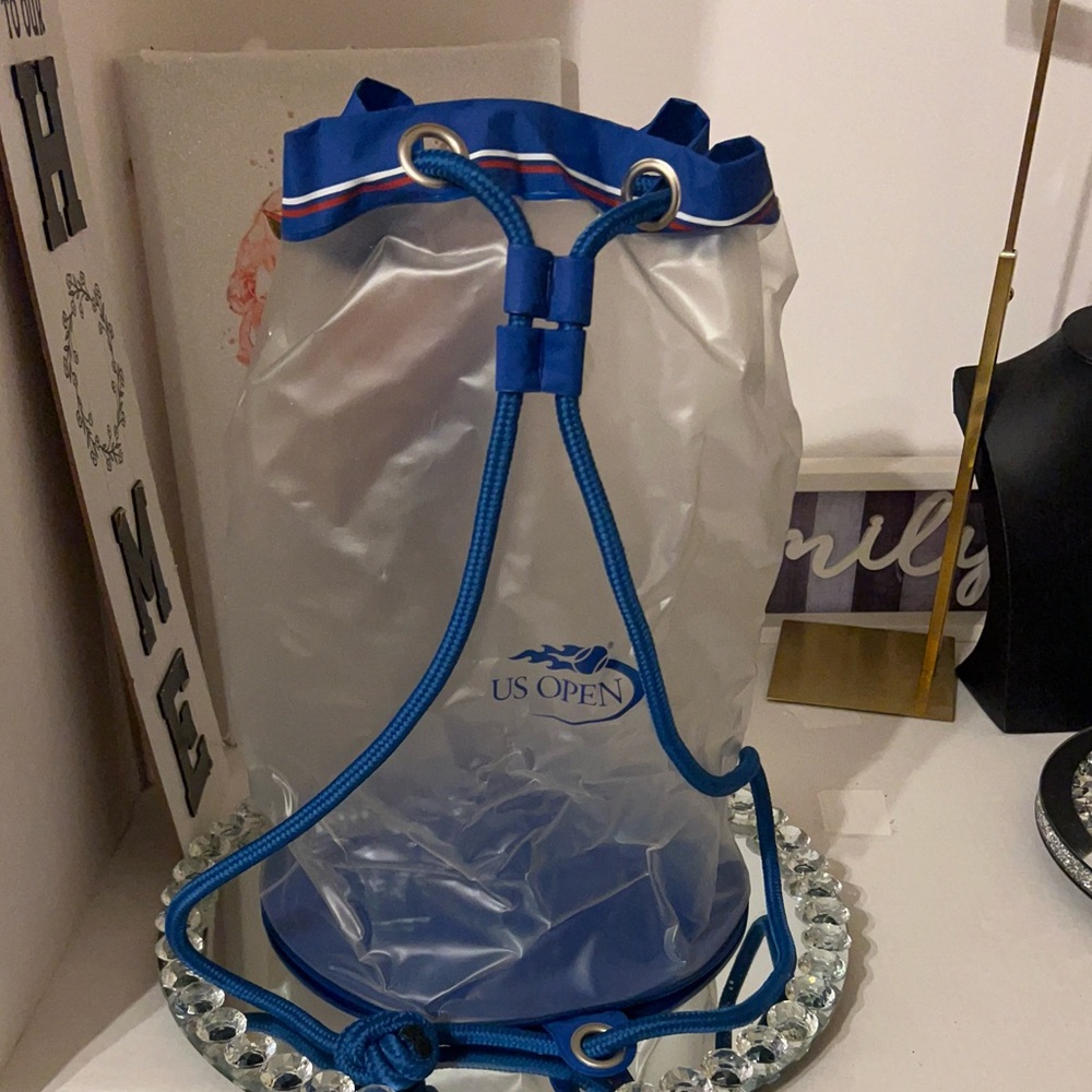 Polo Ralph Lauren US Open Clear Backpack Bucket Bag - Picture 3 of 12